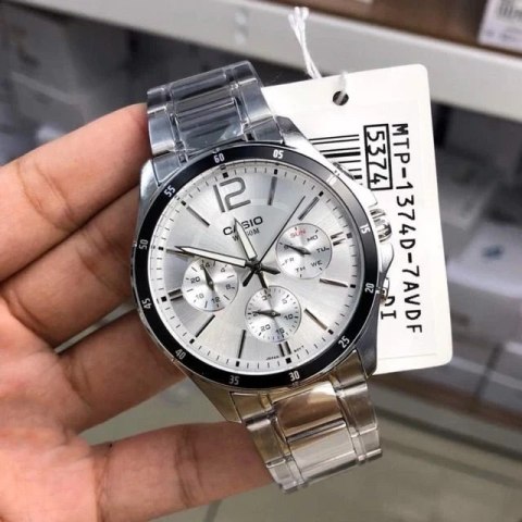 Zegarek Męski Casio MTP-1374D-7A (zd063e) + BOX Casio