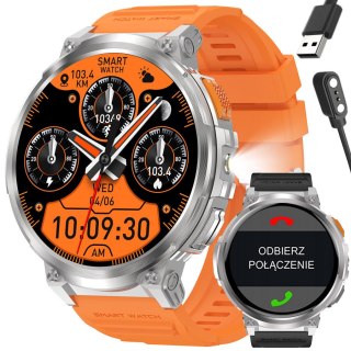 SMARTWATCH MĘSKI GRAVITY GT23-4 - LATARKA, DODATKOWY PASEK (sg031d) Gravity