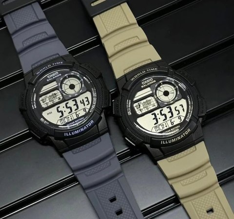 ZEGAREK MĘSKI CASIO AE-1000W-5AVEF (zd073i) - WORLD TIME + BOX Casio