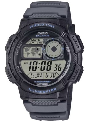 ZEGAREK MĘSKI CASIO AE-1000W-8AVEF (zd073j) - WORLD TIME + BOX Casio