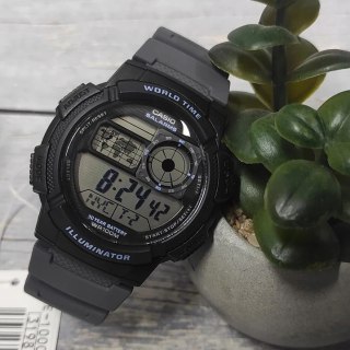 ZEGAREK MĘSKI CASIO AE-1000W-8AVEF (zd073j) - WORLD TIME + BOX Casio