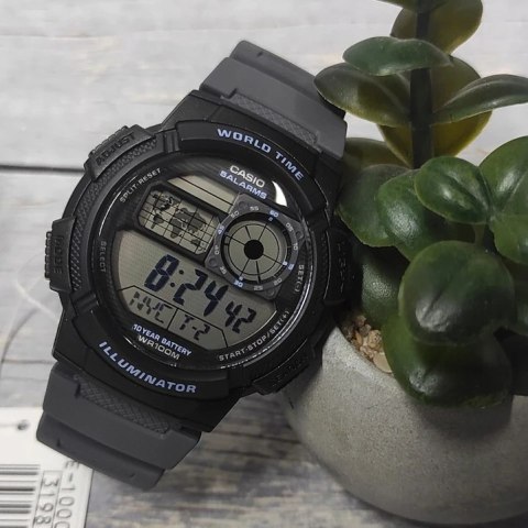 ZEGAREK MĘSKI CASIO AE-1000W-8AVEF (zd073j) - WORLD TIME + BOX Casio