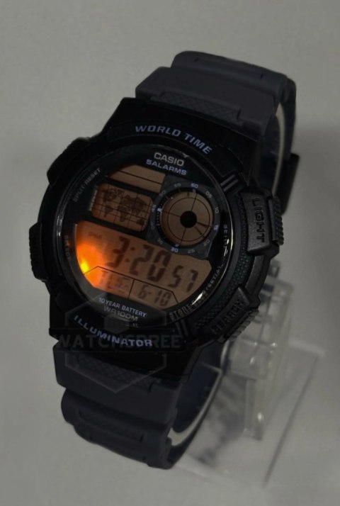 ZEGAREK MĘSKI CASIO AE-1000W-8AVEF (zd073j) - WORLD TIME + BOX Casio