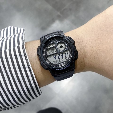 ZEGAREK MĘSKI CASIO AE-1000W-8AVEF (zd073j) - WORLD TIME + BOX Casio