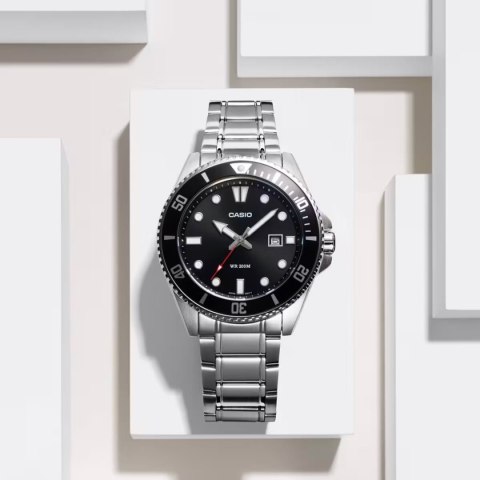Zegarek Męski Casio MDV-107D-1A1 WR200 + BOX Casio