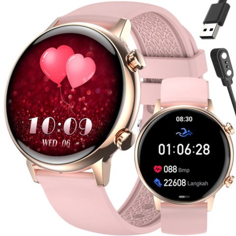 SMARTWATCH DAMSKI Rubicon RNCF09 - TRYBY SPORTOWE, MONITOR SNU (sr054a) Rubicon