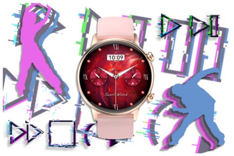 SMARTWATCH DAMSKI Rubicon RNCF09 - TRYBY SPORTOWE, MONITOR SNU (sr054a) Rubicon