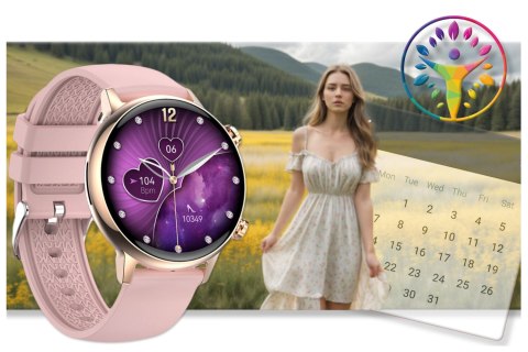 SMARTWATCH DAMSKI Rubicon RNCF09 - TRYBY SPORTOWE, MONITOR SNU (sr054a) Rubicon