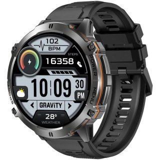 SMARTWATCH MĘSKI GRAVITY GT42-1 - AMOLED, DODATKOWA BRANSOLETA (sg056a) Gravity