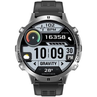 SMARTWATCH MĘSKI GRAVITY GT42-3 - AMOLED, DODATKOWA BRANSOLETA (sg056c) Gravity