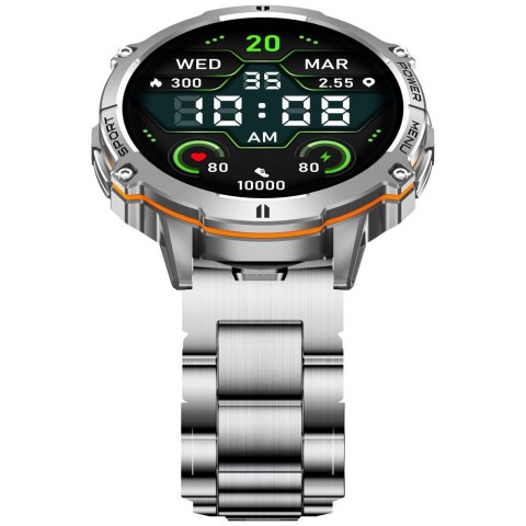 SMARTWATCH MĘSKI GRAVITY GT42-3 - AMOLED, DODATKOWA BRANSOLETA (sg056c) Gravity