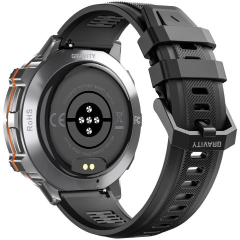 SMARTWATCH MĘSKI GRAVITY GT42-3 - AMOLED, DODATKOWA BRANSOLETA (sg056c) Gravity
