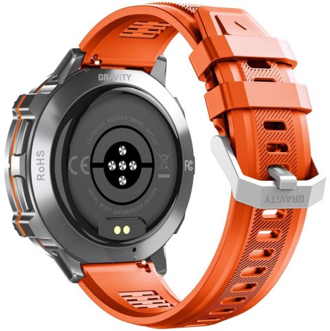 SMARTWATCH MĘSKI GRAVITY GT42-4 - AMOLED, DODATKOWA BRANSOLETA (sg056d) Gravity