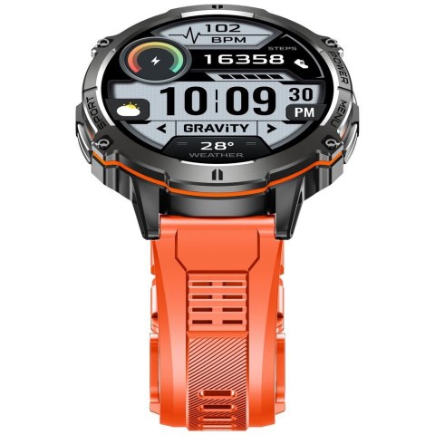 SMARTWATCH MĘSKI GRAVITY GT42-5 - AMOLED, DODATKOWA BRANSOLETA (sg056e) Gravity