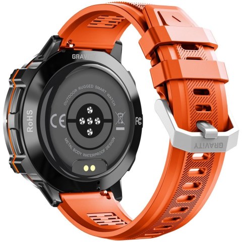 SMARTWATCH MĘSKI GRAVITY GT42-5 - AMOLED, DODATKOWA BRANSOLETA (sg056e) Gravity