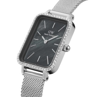 ZEGAREK DAMSKI DANIEL WELLINGTON Quadro Silver Mesh DW00100667 + BOX (zw519k) Daniel Wellington