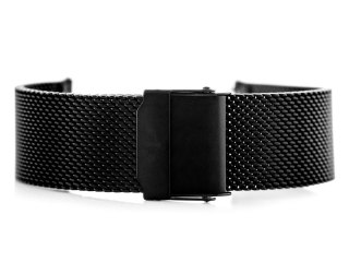 Bransoleta Bisset (bb009e) - czarna 18mm Bisset