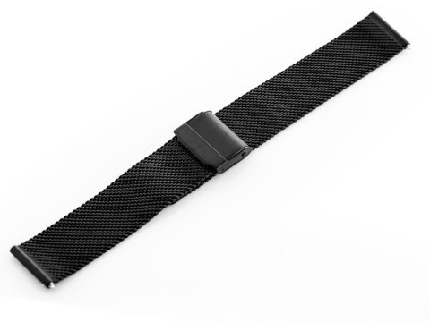 Bransoleta Bisset (bb009e) - czarna 18mm Bisset