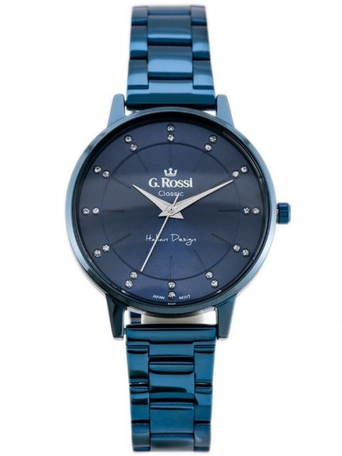 ZEGAREK G. ROSSI - C11715B-6F1 (zg777e) blue + BOX G. Rossi