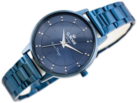 ZEGAREK G. ROSSI - C11715B-6F1 (zg777e) blue + BOX G. Rossi