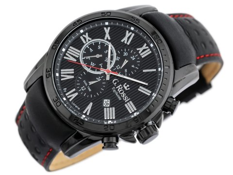 ZEGAREK G. ROSSI - E9753A2-1A3 - EXCLUSIVE (zg302b) + BOX G. Rossi