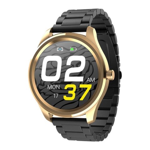 SMARTWATCH MĘSKI G. Rossi SW012-5 gold/gray + dodatkowa BRANSOLETA (sg007e) G. Rossi