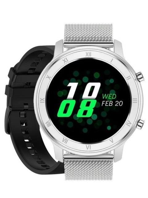 SMARTWATCH UNISEX Pacific 17-3 Bransoleta - srebrna + dodatkowy PASEK (sy010c) Pacific