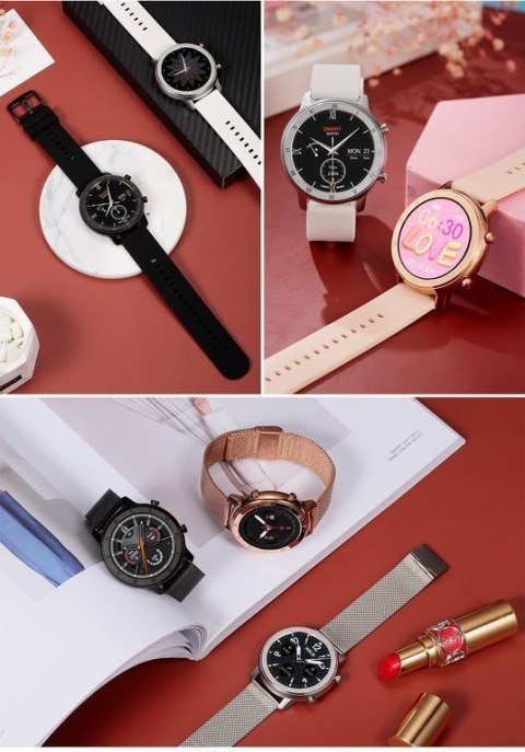 SMARTWATCH UNISEX Pacific 17-3 Bransoleta - srebrna + dodatkowy PASEK (sy010c) Pacific