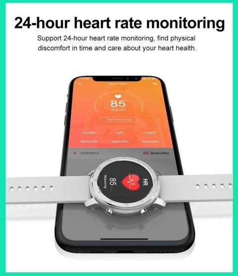 SMARTWATCH UNISEX Pacific 17-3 Bransoleta - srebrna + dodatkowy PASEK (sy010c) Pacific