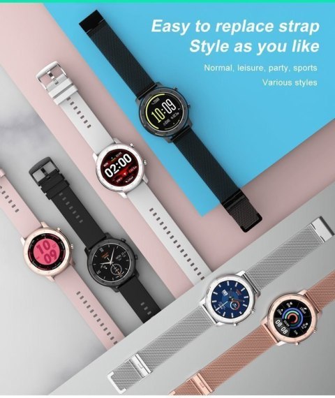 SMARTWATCH UNISEX Pacific 17-3 Bransoleta - srebrna + dodatkowy PASEK (sy010c) Pacific