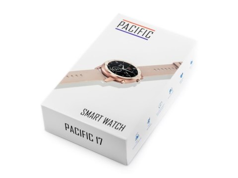 SMARTWATCH UNISEX Pacific 17-3 Bransoleta - srebrna + dodatkowy PASEK (sy010c) Pacific