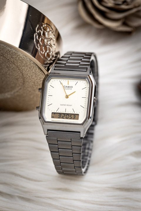 ZEGAREK UNISEX CASIO Vintage AQ-230GG-9A + BOX Casio