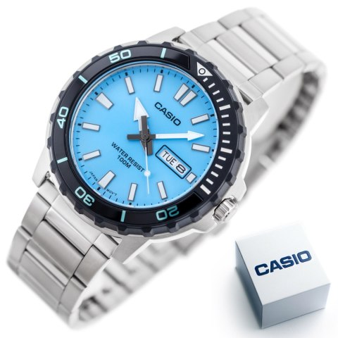 Zegarek Męski Casio MTD-125D-2A3 + BOX WR100 Casio