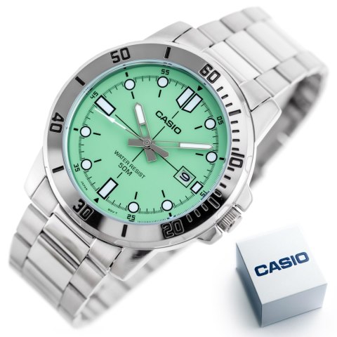 Zegarek Męski Casio MTP-VD01D-3E1 (zd185n) + BOX Casio