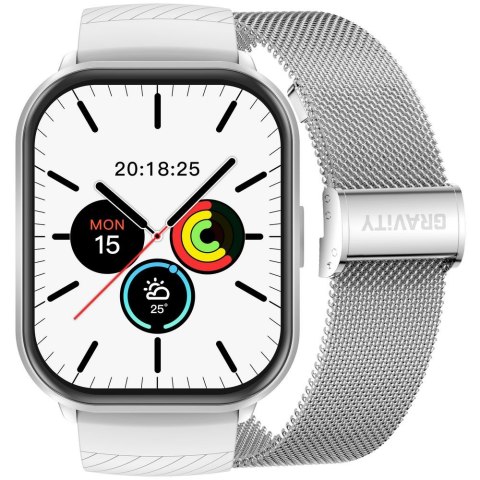 SMARTWATCH DAMSKI GRAVITY GT43-2 - DODATKOWY PASEK (sg054b) Gravity
