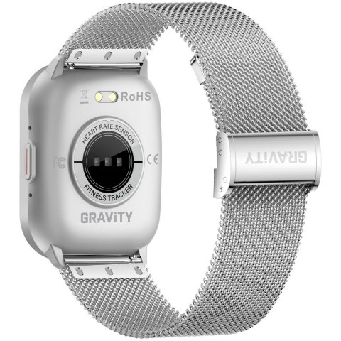 SMARTWATCH DAMSKI GRAVITY GT43-2 - DODATKOWY PASEK (sg054b) Gravity