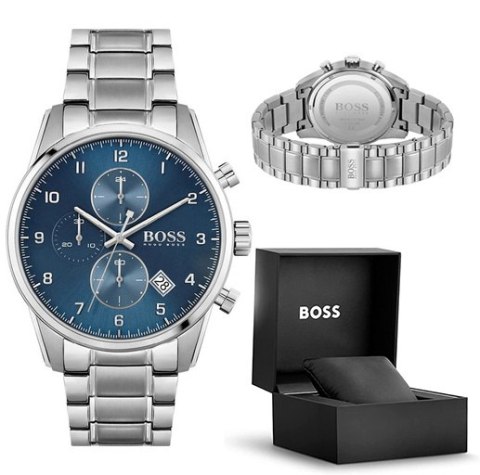 ZEGAREK MĘSKI HUGO BOSS 1513784 Skymaster Dark Blue (zh039a) Hugo Boss