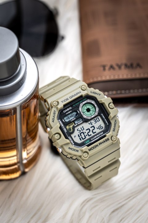 ZEGAREK MĘSKI CASIO Digital Moonphase WS-1700H-5AVDF Casio