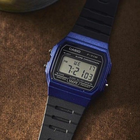 ZEGAREK MĘSKI CASIO F-91WM-2ADF (zd102e) + BOX Casio
