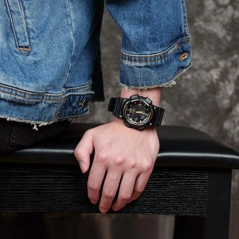 ZEGAREK MĘSKI CASIO AQ-S810W-1A3V (zd044i) - SOLAR POWERED + BOX Casio