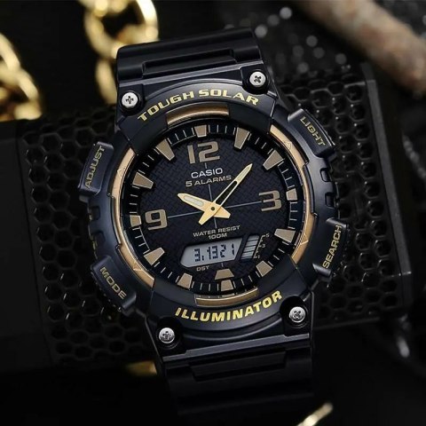 ZEGAREK MĘSKI CASIO AQ-S810W-1A3V (zd044i) - SOLAR POWERED + BOX Casio