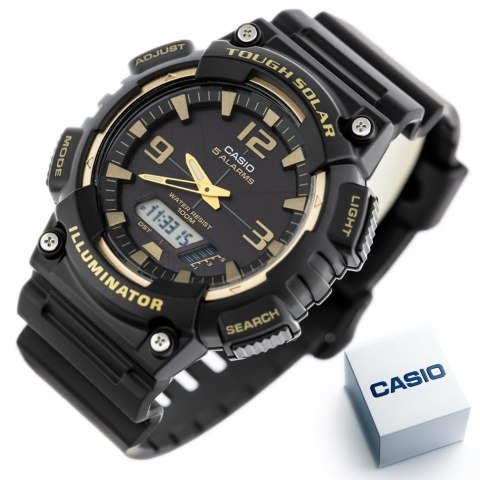 ZEGAREK MĘSKI CASIO AQ-S810W-1A3V (zd044i) - SOLAR POWERED + BOX Casio