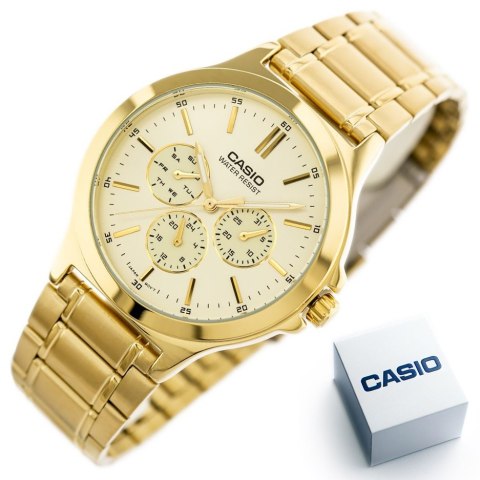 ZEGAREK MĘSKI CASIO MTP-V300G-9AUDF (zd091c) + BOX Casio