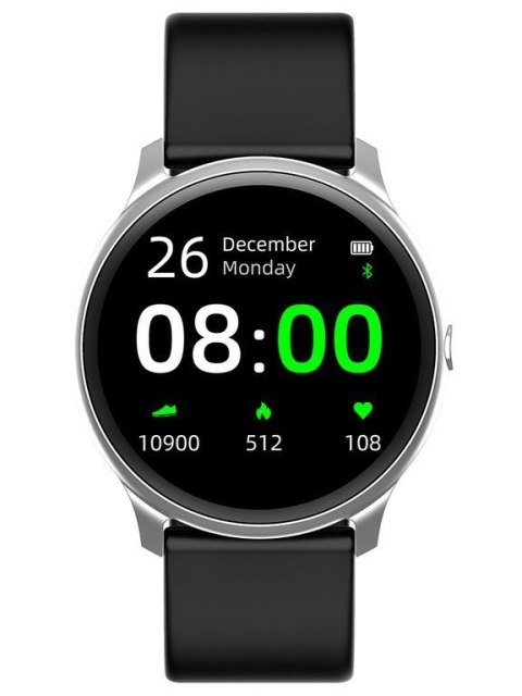 SMARTWATCH UNISEX G. Rossi SW010-13 silver/black (sg005m) G. Rossi