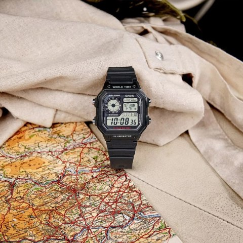ZEGAREK MĘSKI CASIO AE-1200WH-1AVCF (zd146a) + BOX Casio