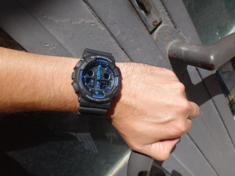 ZEGAREK MĘSKI CASIO G-SHOCK GA-100-1A2ER (zd135b) + BOX Casio