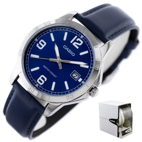 ZEGAREK MĘSKI CASIO MTP-V004L 2BUDF (zd046f) + BOX Casio