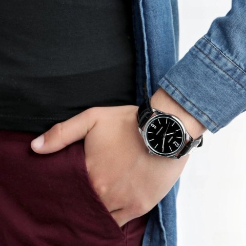 ZEGAREK MĘSKI CASIO MTP-V005L-1BUDF (zd066e) + BOX Casio