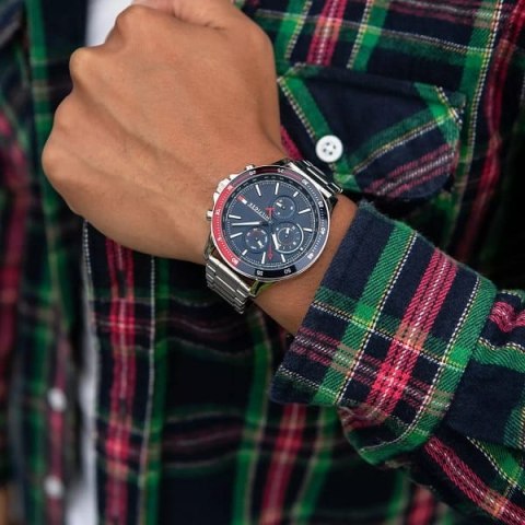 ZEGAREK MĘSKI TOMMY HILFIGER 1791718 BANK (zf022a) Tommy Hilfiger