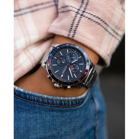 ZEGAREK MĘSKI TOMMY HILFIGER 1791718 BANK (zf022a) Tommy Hilfiger